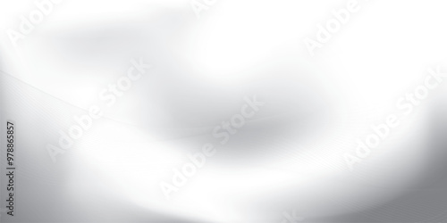 Abstract  white and gray color, modern design stripes background with curve lines, wavy pattern. Vector illustration.