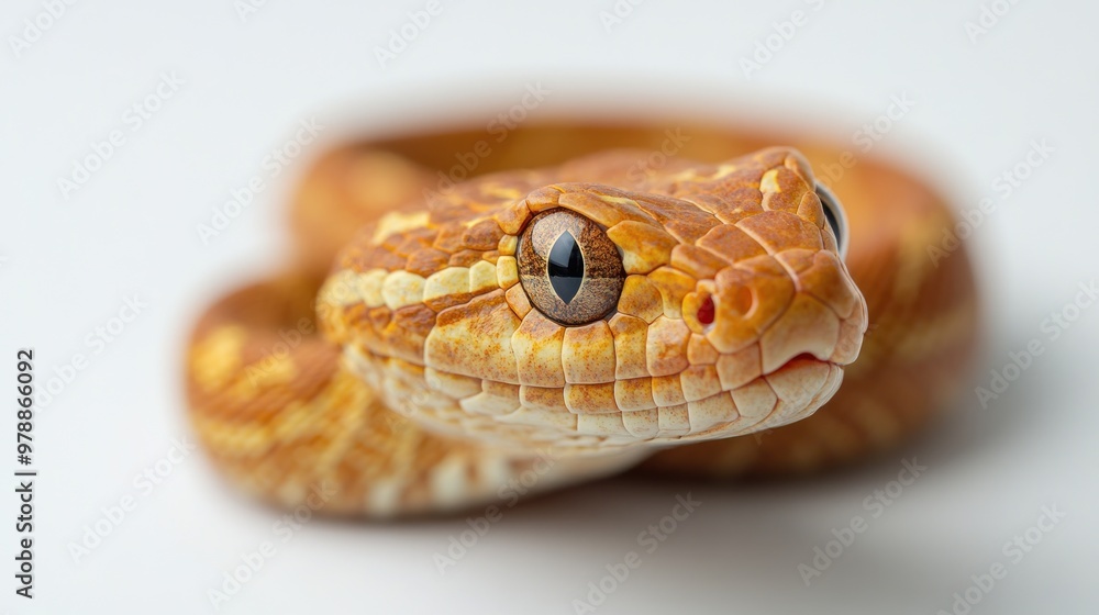 Fototapeta premium Close-Up Portrait of a Corn Snake
