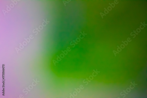 Abstract Green color gradient background with soft color transitions