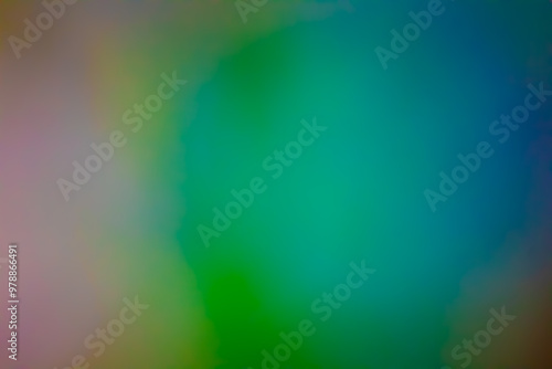 Abstract Green color gradient background with soft color transitions