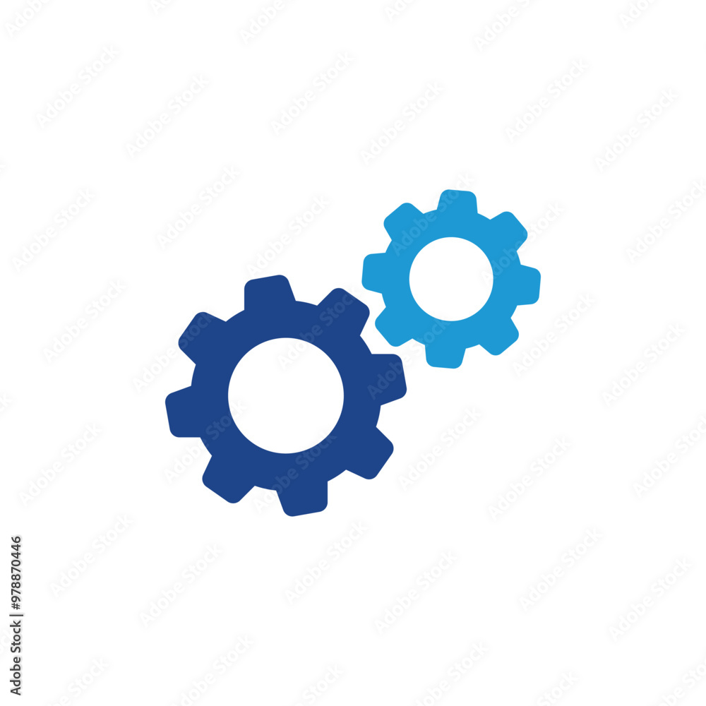 Gear icon, setting icon vector Gear icon, setting icon vector