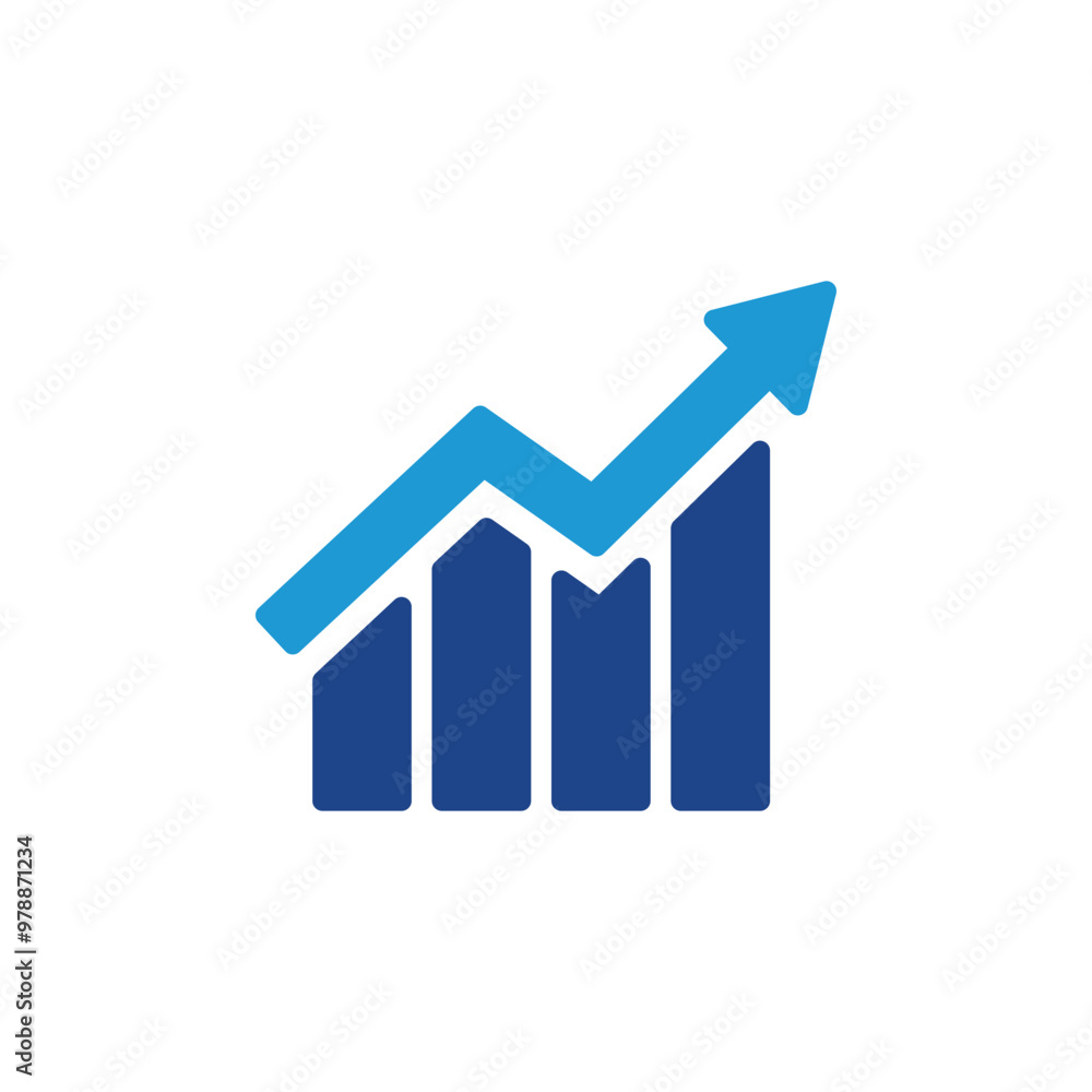 Growth graphic icon, statistic icon Growth graphic icon, statistic icon