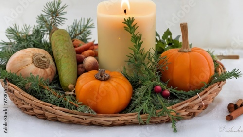 Panier légumes d'automne