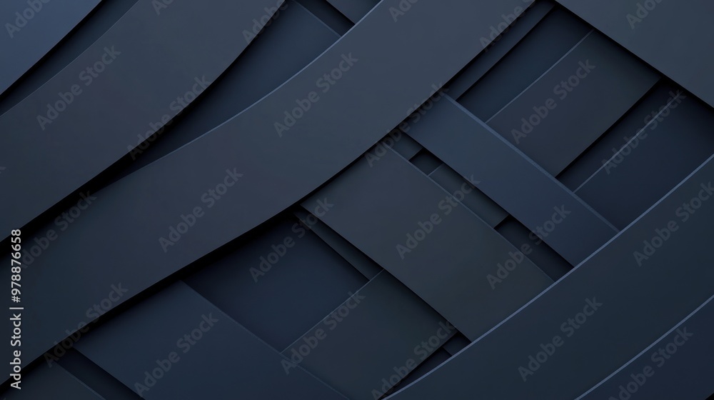 Abstract Dark Blue Geometric Pattern Abstract Dark Blue Geometric Pattern