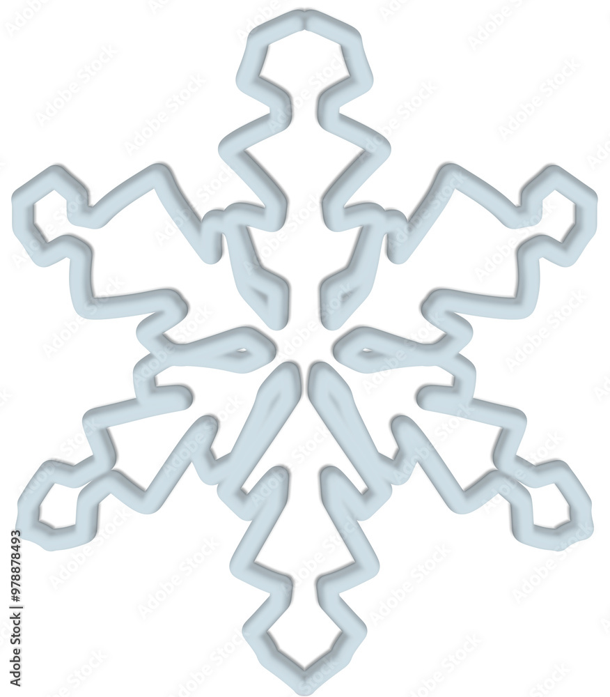Fototapeta premium Snowflake 