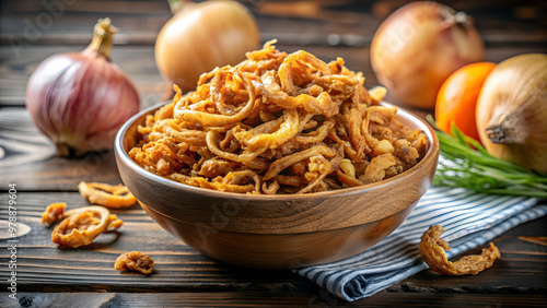 Crispy and flavorful fried onions from the Netherlands, perfect for adding a delicious crunch to any dish