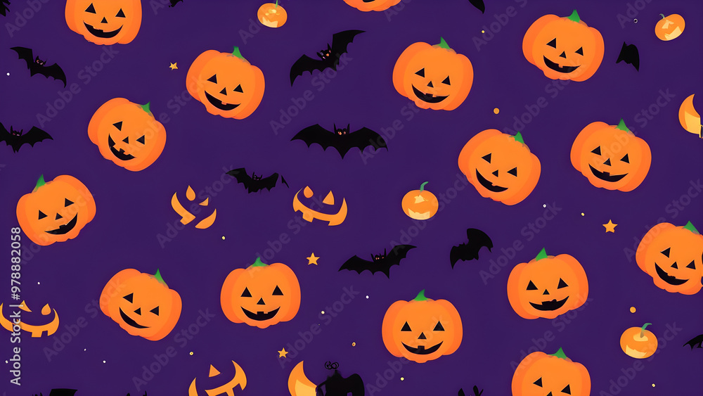 Cute Halloween background, unique Halloween wallpaper, Halloween day concept illustration, ai generated Cute Halloween background, unique Halloween wallpaper, Halloween day concept illustration, ai generated