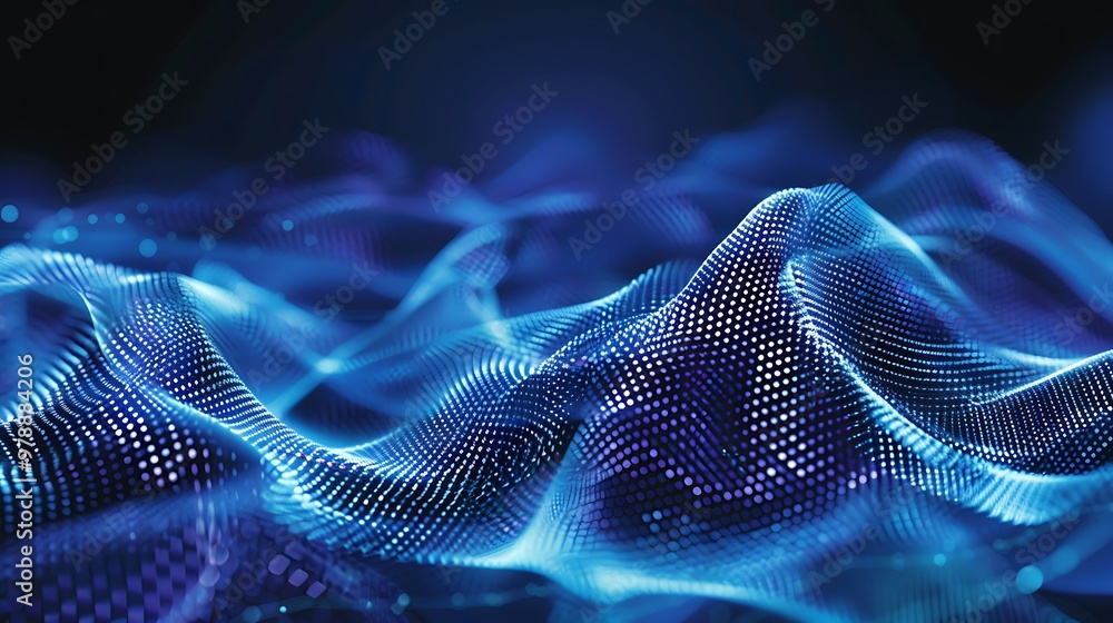 Abstract blue and white dotted surface Abstract blue and white dotted surface