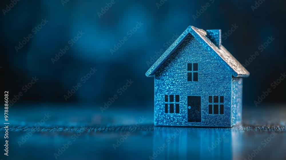 create an image of loans, debts, home mortgages or accounts receivable shades of blue create an image of loans, debts, home mortgages or accounts receivable shades of blue