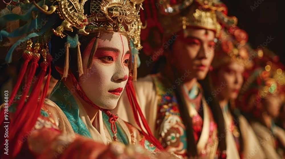 Obraz premium Chinese opera performance