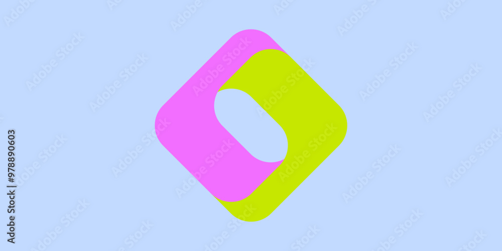 Simple circular logo, an attractive combination of two colors Simple circular logo, an attractive combination of two colors