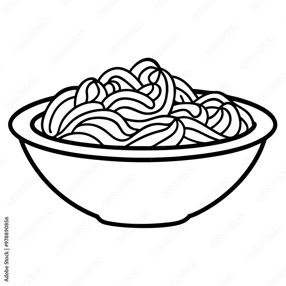 pasta outline coloring book page line art drawing pasta outline coloring book page line art drawing
