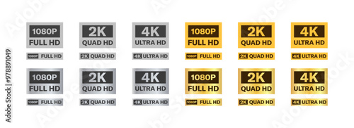 Quality sign set icons. Flat style. Vector icons.
