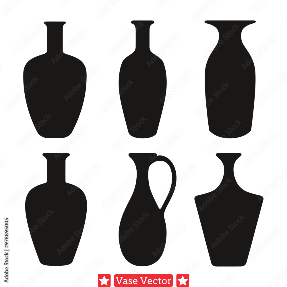 Elegant Vase Collection Timeless Silhouette Designs for Décor Elegant Vase Collection Timeless Silhouette Designs for Décor