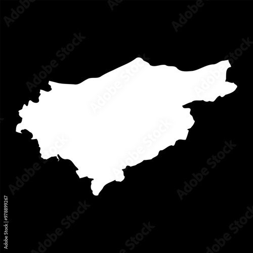 El Taref province map, administrative division of Algeria. photo