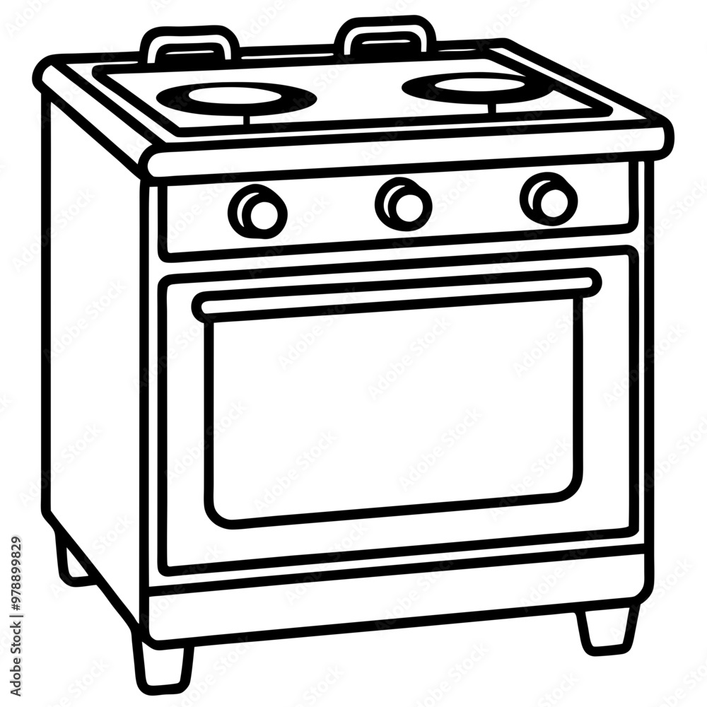oven stove vector illustration oven stove vector illustration