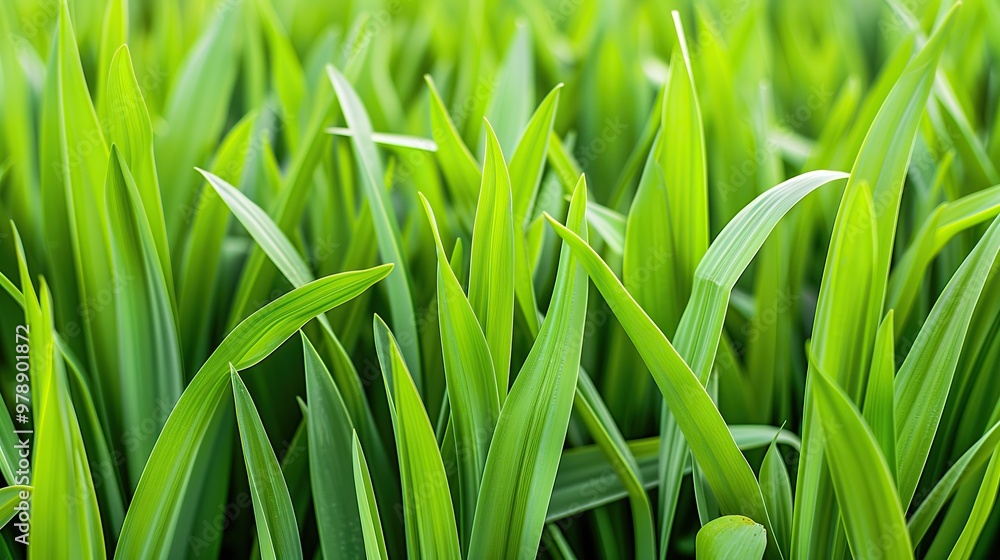 close-up shot of vibrant green grass garden close-up shot of vibrant green grass garden