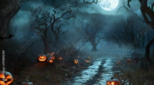 halloween scene
