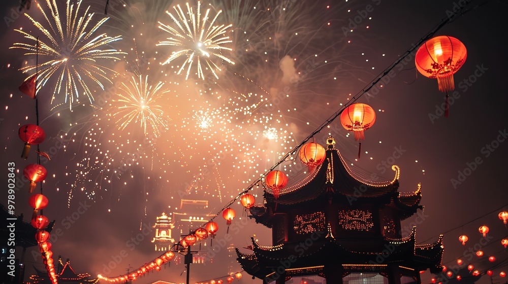 Chinese new year fireworks Chinese new year fireworks