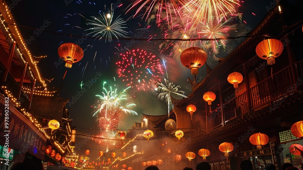 Chinese new year fireworks Chinese new year fireworks