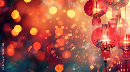 Chinese new year fireworks