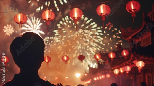 Chinese new year fireworks