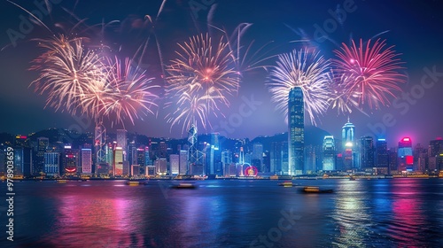 Chinese new year fireworks