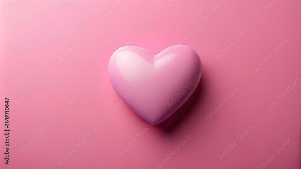 Minimalistic pink heart on pink background, love, romantic, valentine's day, minimalism, simple, elegance, pastel Minimalistic pink heart on pink background, love, romantic, valentine's day, minimalism, simple, elegance, pastel