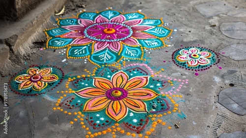 rangoli pattern photo