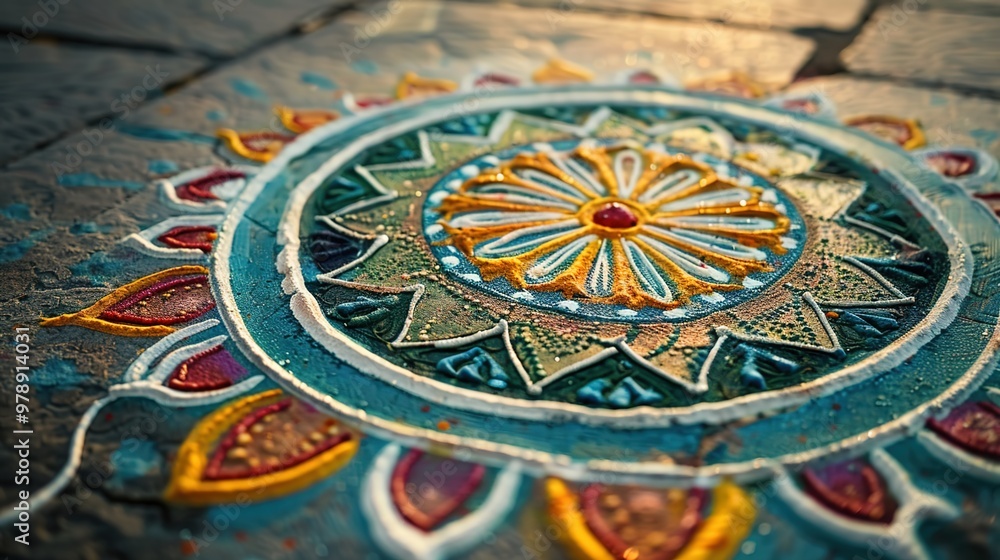 Obraz premium rangoli pattern