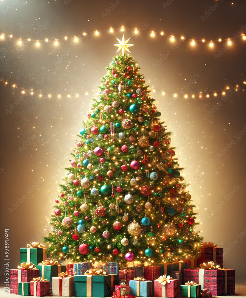 christmas tree with gifts christmas tree with gifts