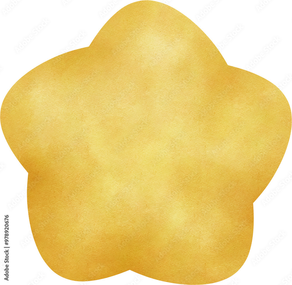 Star painted in a watercolor style. The star is bright yellow and has five points. Star painted in a watercolor style. The star is bright yellow and has five points.