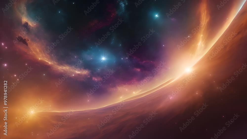 A cosmic journey awaits with abstract aura light, glowing galaxies, and celestial mysteries in this unique universe landscape perfect for representing space exploration and galactic wonders. A cosmic journey awaits with abstract aura light, glowing galaxies, and celestial mysteries in this unique universe landscape perfect for representing space exploration and galactic wonders.