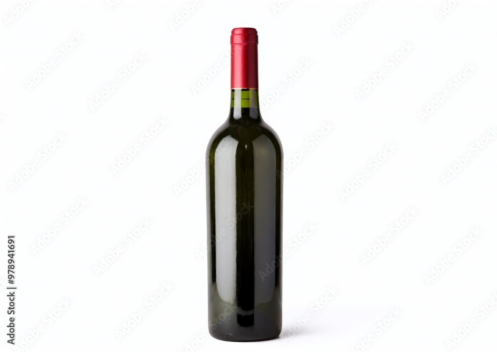 wine bottle on white background wine bottle on white background