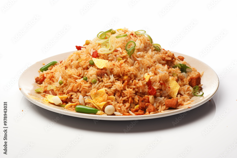 Fried rice on white background. Fried rice themes. Asian cuisine themes. Asian restaurant. Paella cooking. PNG cut out. Image for graphic designer. Image for flyers.
Fried rice on white background. Fried rice themes. Asian cuisine themes. Asian restaurant. Paella cooking. PNG cut out. Image for graphic designer. Image for flyers.