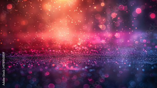 Abstract Colorful Glitter Background