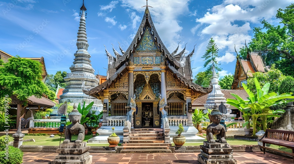 Fototapeta premium Thailand temple wallpaper