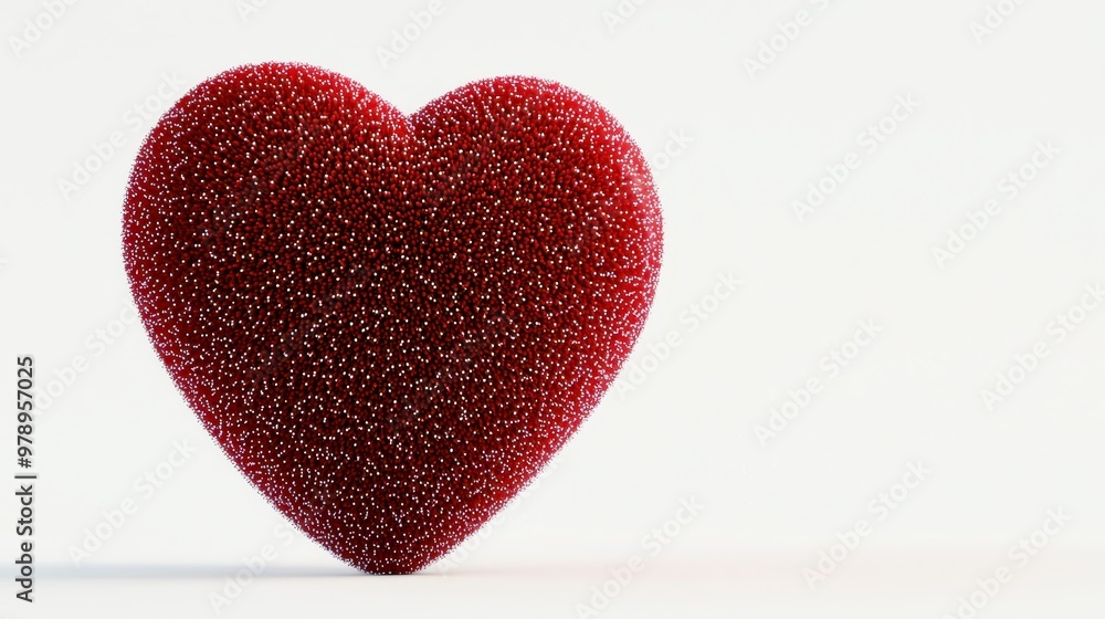 Red Heart D Render Love Symbol Valentine s Day Romantic Abstract Design Texture Background Red Heart D Render Love Symbol Valentine s Day Romantic Abstract Design Texture Background