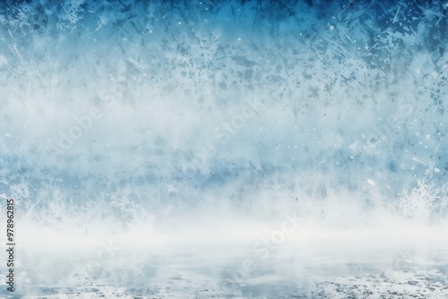 A frosty, icy texture with blue and white tones, resembling a winter scene. Ideal for seasonal, cold weather, or winter-themed designs.
