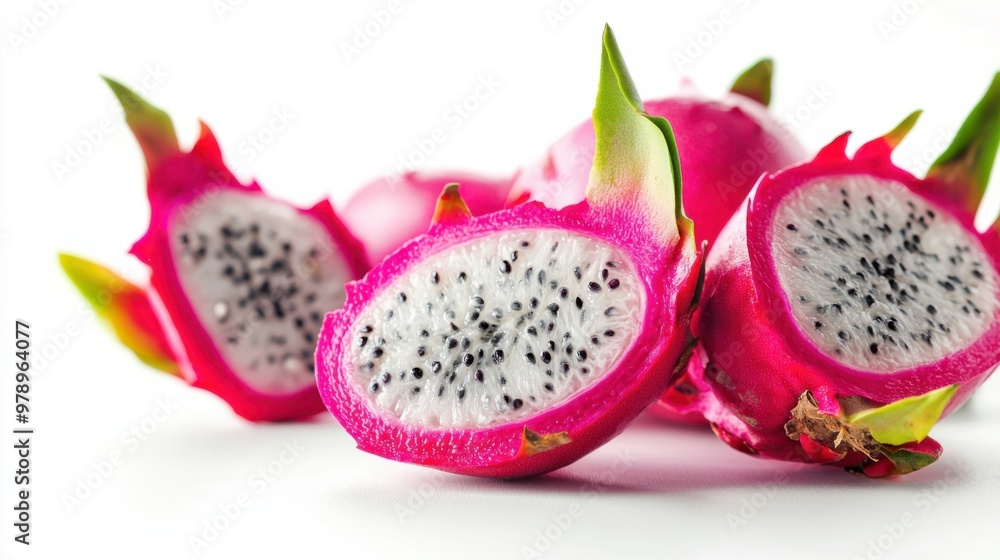 Dragon fruit isolated on white background Dragon fruit isolated on white background