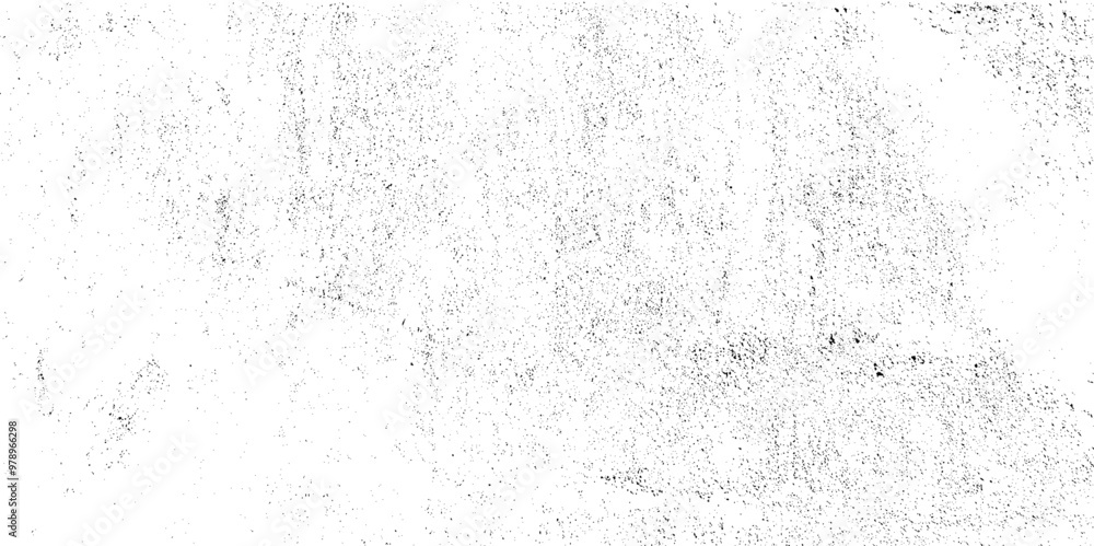 Grunge overlay textures with dust grain isolated on white background vector. Grunge distressed overlay texture and background.