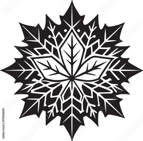 Maple Mandala design