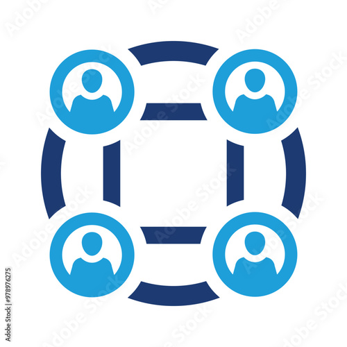 Decentralized finance icon