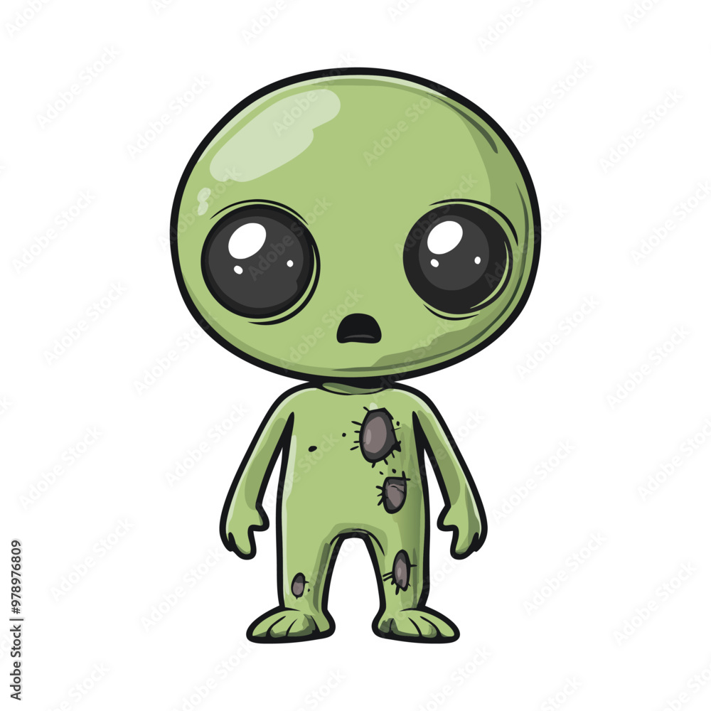 Fototapeta premium Zombie Vector Design Halloween Clipart.