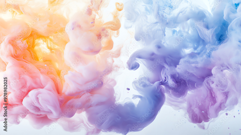 Abstract colorful ink swirls, vibrant hues of pink, blue and orange. Perfect for backgrounds, designs, and creative projects. Abstract colorful ink swirls, vibrant hues of pink, blue and orange. Perfect for backgrounds, designs, and creative projects.