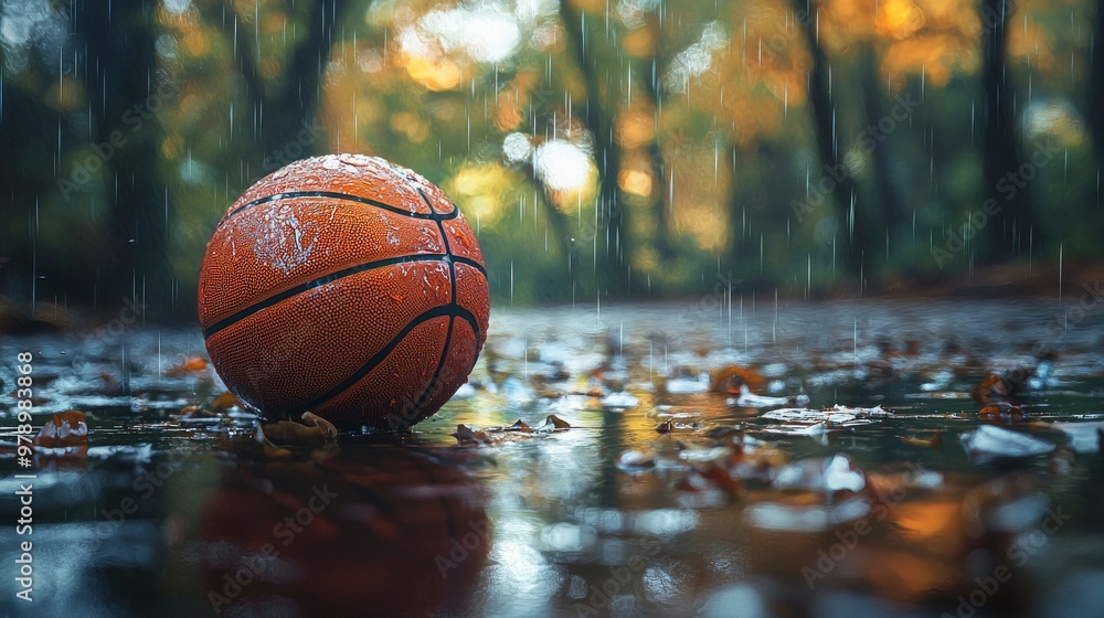 Basketball on a Rainy Day Basketball on a Rainy Day