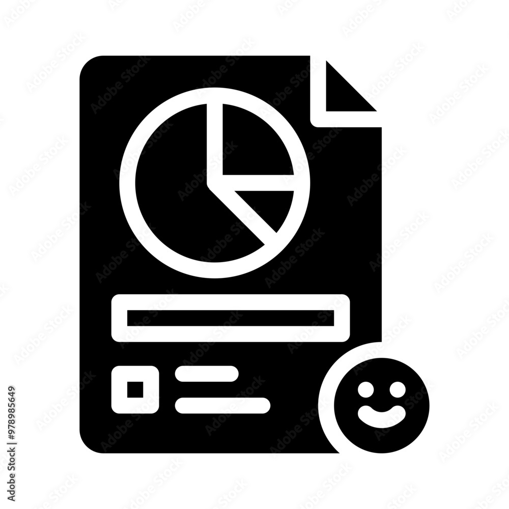 pie chart glyph icon