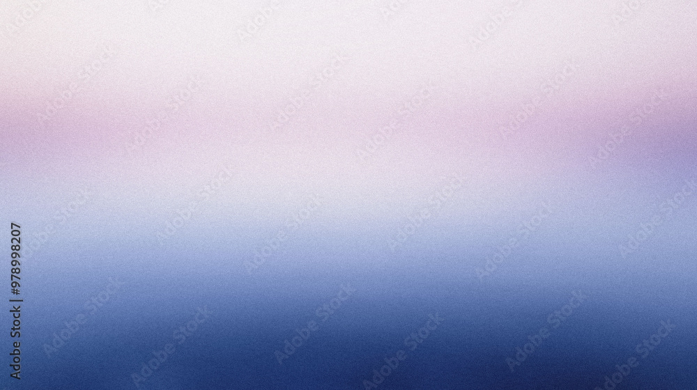 Fototapeta premium Soft horizontal gradient from light mint to pale lavender, transitioning into a deep indigo background, noise texture effect