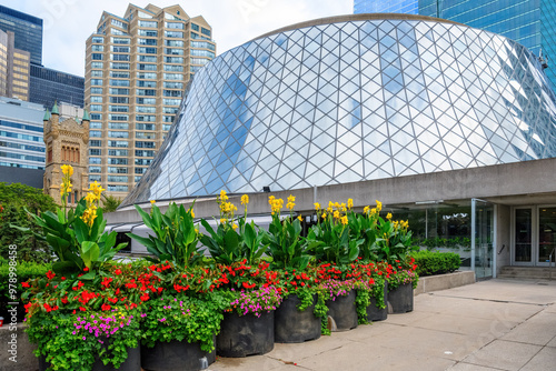 Exterior architecture Roy Thompson Hall, Toronto, Canada photo