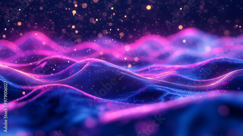 Background tile image of night magic sky palewave, magic
 photo